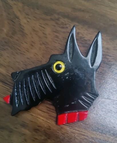 Vintage scottie dog head - vintage,