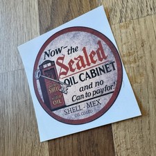 Shell Motor Oil Sealed Cabinet