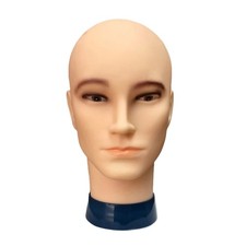 Man Bald Mannequin Head Male