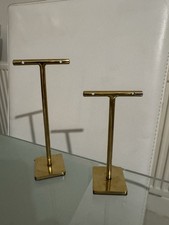 Brass T-Bar Earring Display