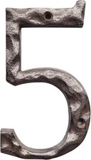 Cast Iron House Numbers- 5.5