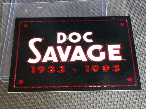 Doc savage promo trading - doc,