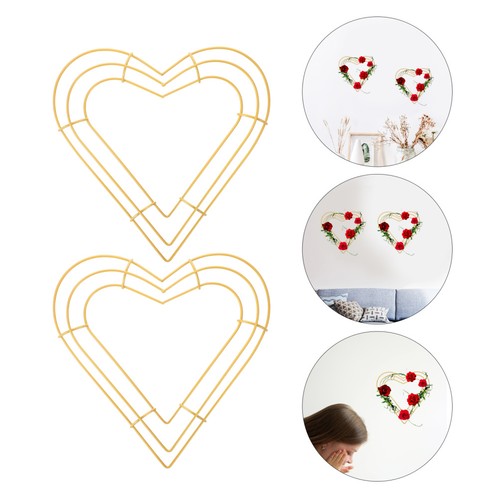 Pcs heart wall hanging ring - ,