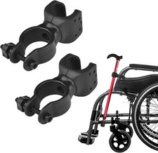 Walking Stick Holder for Mobility Scooter, 2 Pack With 360 Degree Rotatable... 