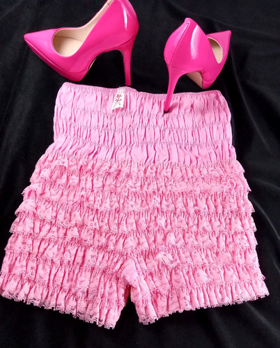 Vtg sissy pink ruffled - vtg,
