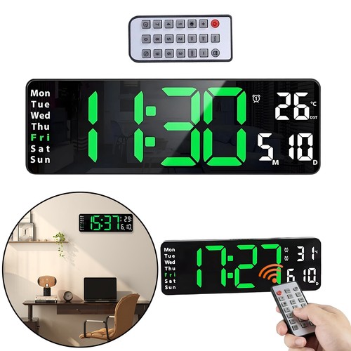 Led wall clock large - led,