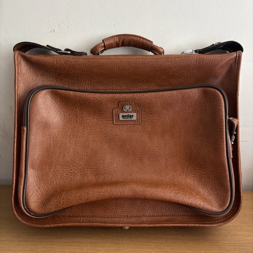 Vintage antler large - large, suitcase