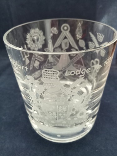 Masonic whisky tumbler double - whisky,