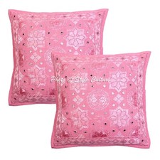 Embroidered Floor Pillows