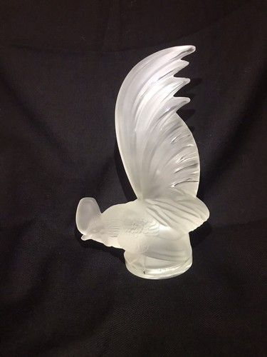 Lalique rooster figure - lalique,