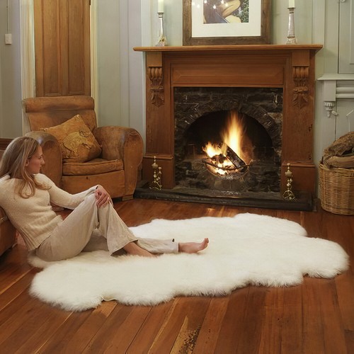 Thick artificial sheepskin - thick,