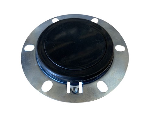 Black horn button - black,