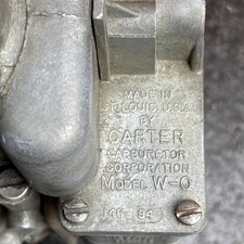 NOS CARTER W-O CARBURETOR WW2 Willys Jeep MB M38 CJ2A CJ3 Ford GPW 503 Dodge 505