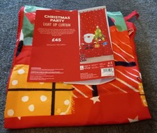 Christmas Light Up Curtain