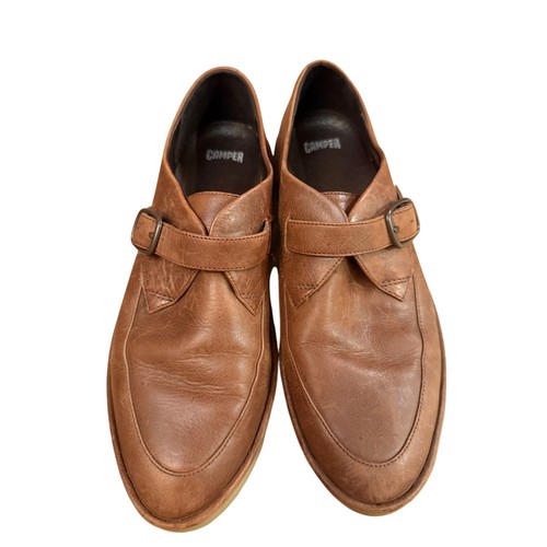 Camper brown leather flats - leather,