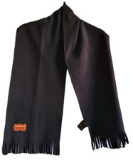 Jagermeister Fleece Scarf One Size 100% Polyester Black 65" L X 11" W