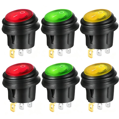 6pcs 12v 24vdc 20a - 6pcs, waterproof