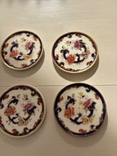 4 Mason Blue Round Coasters