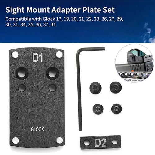 For glock pistol mount - pistol, plate