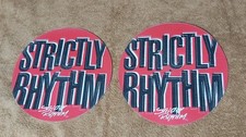 Strictly Rhythm Slipmats 1 Pair Vintage 1990s Used Condition