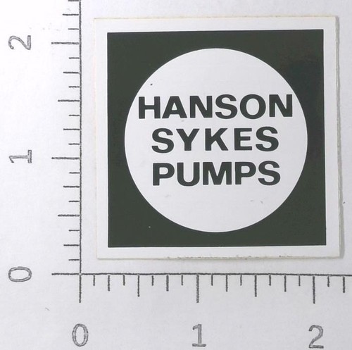 Vintage hanson sykes - hanson, pumps