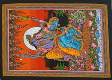 Radha krishna indian tapestry - indian,
