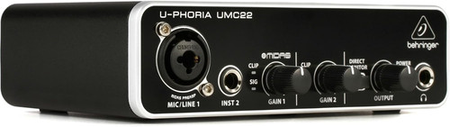 Behringer umc22 audiophile - behringer,