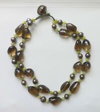 2 Row Pearl and Gemstone