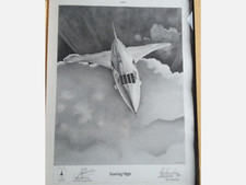Concorde Alan Stammers Print Soaring High Ltd Ed 500 Signed Bannister BA