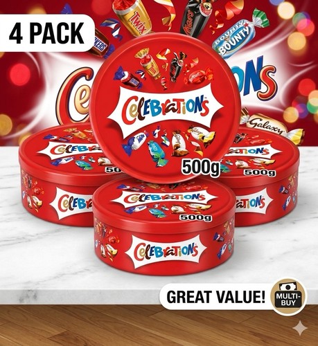 Celebrations chocolates tub - 4x,