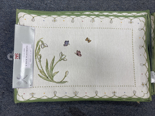 Set tapestry place mats - of,