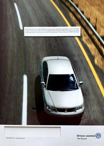 2000 passat gls drivers - vw,