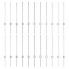 Fence Posts Height Adjustable Manual Steel Outdoor Garden Barrier  vidaXL