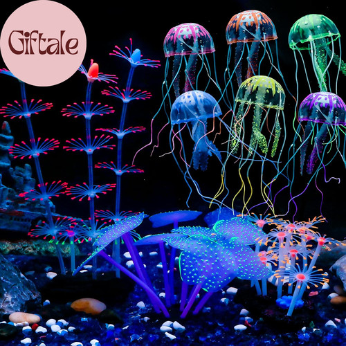Pack glowing fish tank - 4,