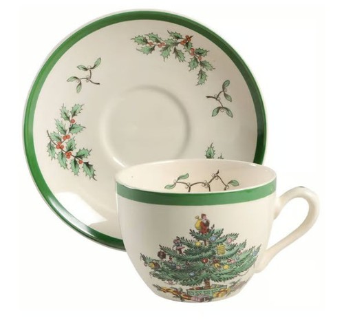 Spode christmas tree coffee - christmas,
