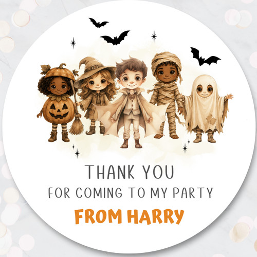 Personalised halloween party - personalised,