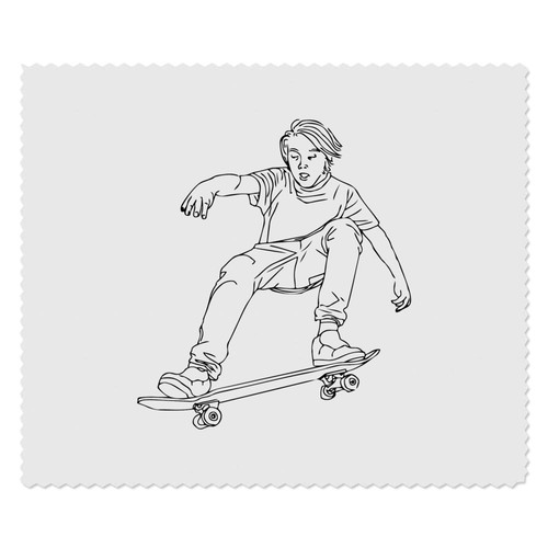 Young skateboarder lens - 'young,
