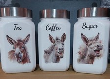 Donkey Design Tea Coffee Sugar