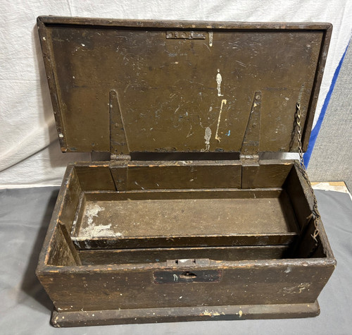 Antique handmade wood mechanic - handmade,