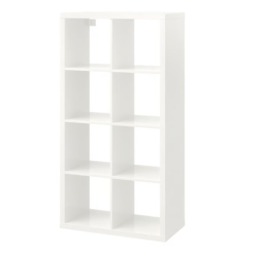 Ikea kallax white shelving - kallax,