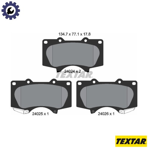 Brake pad set disc - disc,
