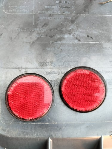 Kawasaki red reflectors - kawasaki, h2