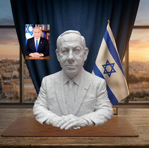 Benjamin netanyahu bust - netanyahu,