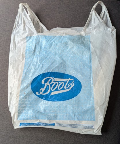 Vintage boots carrier bag - carrier,