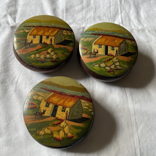 Vintage wooden round - wooden,