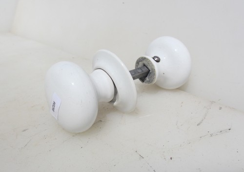 Antique ceramic door knobs - antique,