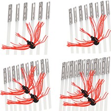 Flexible Chimney Sweep Set Flue Sweeping Brush Rod Kit Soot Cleaning Rods Tool