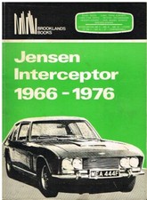 JENSEN INTERCEPTOR GT CABRIO COUPE MK1 MK2 MK3 SP FF 1966-76 ROAD TESTS BOOK