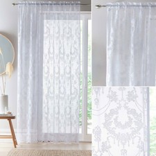 Damask Lace Net Curtain