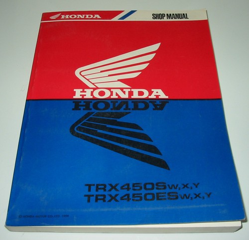 Werkstatthandbuch honda quad - werkstatthandbuch,